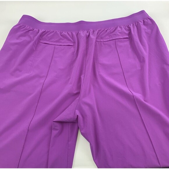 Athleta Brooklyn Heights Vienna Slim Pant Purple Pull On 882642 Womens Plus 26 - Picture 11 of 15
